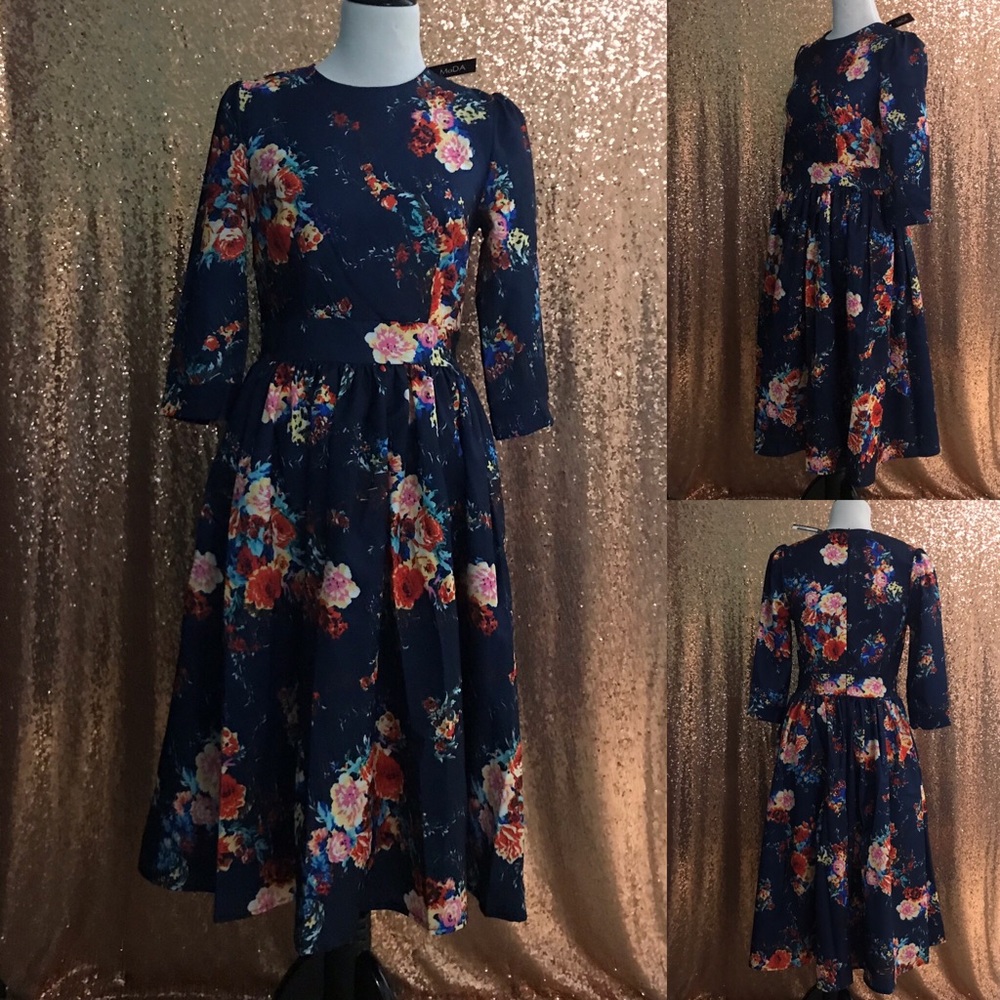 Floral Vintage Dress